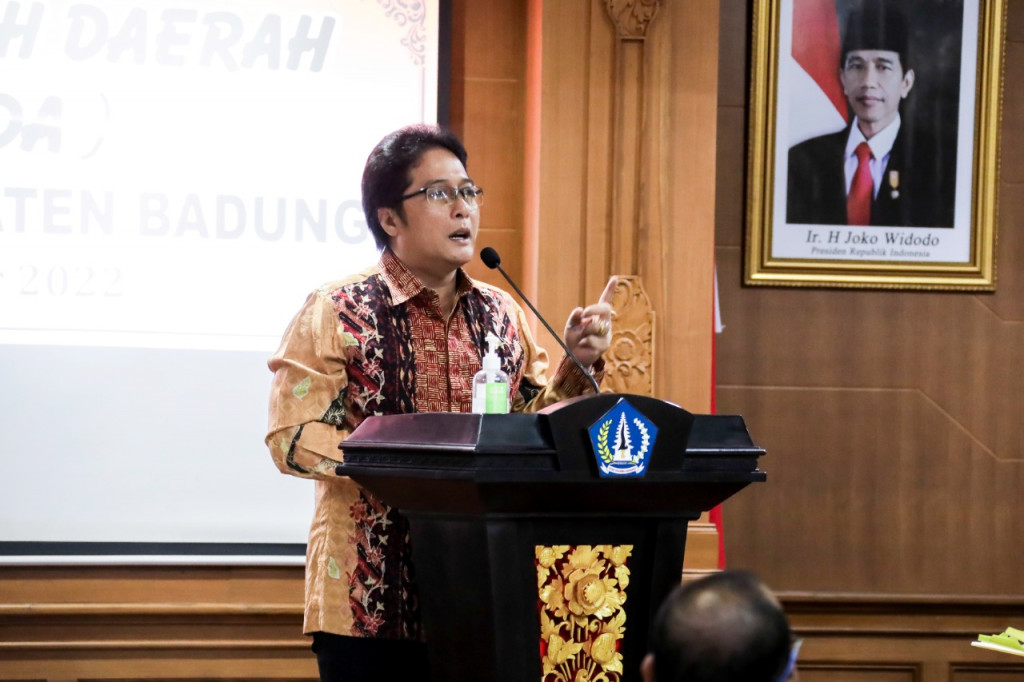 Bupati Giri Prasta Buka Musda BKS LPD Kabupaten Badung